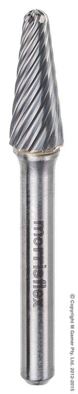 Stainless Steel Radiused Cone Burr - Size 3